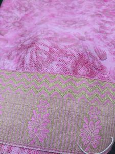 Branded Pure Crepe Saree