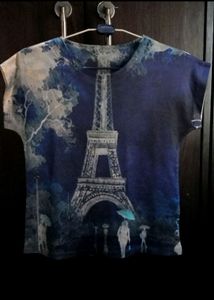 Eiffel Tower Graphic T-Shirt
