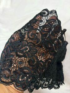 Black Lace Crop Top