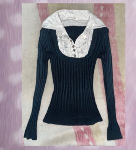 Office siren knit sweater ⛓️👠