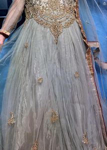 Beautiful Gown With Dupatta Designer