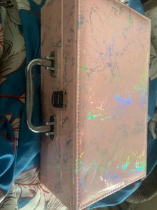 Stylish Pink Travel/Vanity Case Set