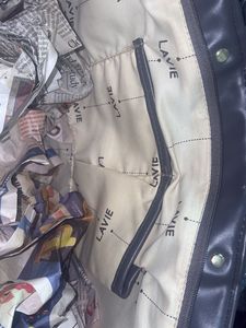Chic Grey Embossed Tote Bag