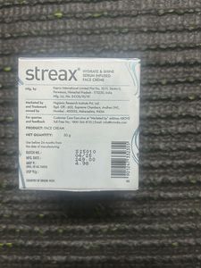 Streax Hydrate &amp; Shine Serum Infused Face Creme