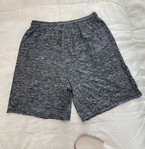 Men's Grey Heathered Athletic Shorts