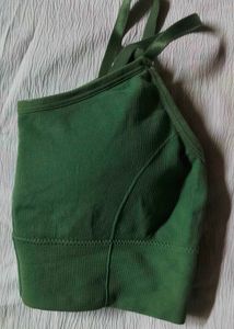 Women's Lightly Padded  Full Coverage Solid Top