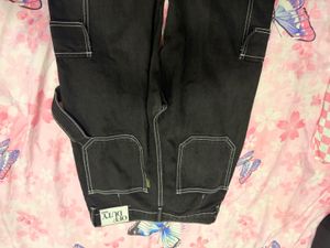 Off Duty Viral trendy Black Cargo Pants
