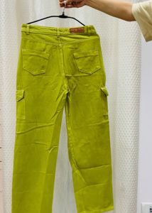 Lime Green Cargo Pants