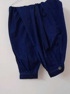 beautiful royal blue Afghani pant set