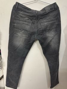 Men's Grey Washed Denim Jeans