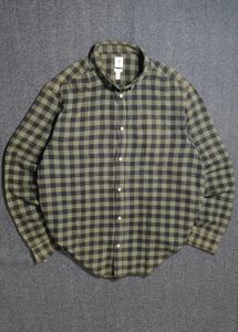 Men's Plaid Button-Down Shirt