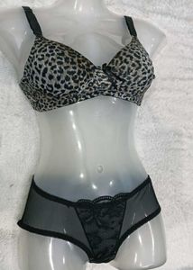 Leopard🇲🇾 Print Bra and Panty Set