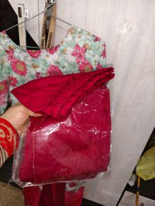 2 Colour Available With 10% Discount Chicken Kurti