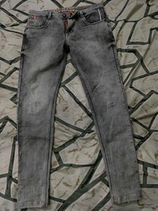 Stylish Grey Denim Jeans