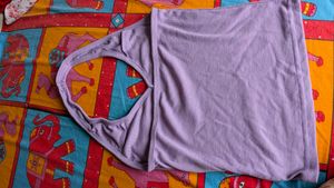 Purple backless Camisole Top