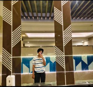 Men's Striped Polo Shirt