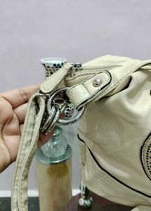 Cute Owl Embellished Shoulder Bag