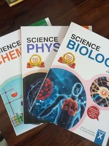 Class X Science Textbooks (Chem, Phys, Bio