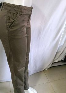 Women's Brown Casual Pants Sz 32 Excellent Condi