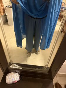 Blue Ethnic dupatta