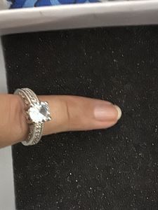Sparkling Solitaire Ring
