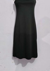 Sleek Black Strapless Maxi Dress