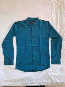 Stylish Teal Blue Shirt