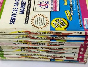 MBA Syllabus 9 Books old stock Unused