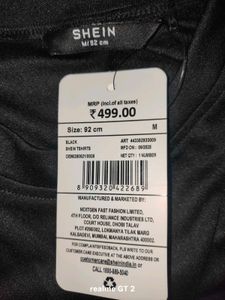Shein Full Length High Low Hem Micro Crop Top