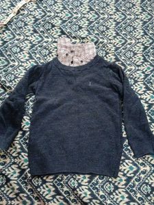 NEXT Shirt collar boys sweater