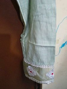 Embroidered Kurta Set with Dupatta