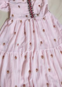 Beautiful Pink Ethnic Gown