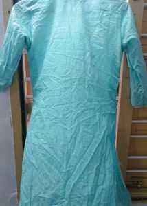 Beautiful Blue Embroidered Kurta