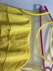 Bright Yellow Ruffled Dress