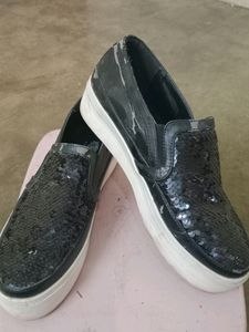 Black Shining Casual Shoes (40)