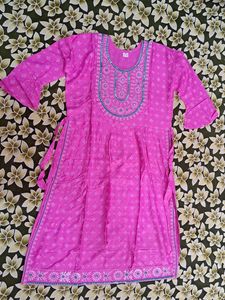 Nyra Cut Kurta Set in Pink Color