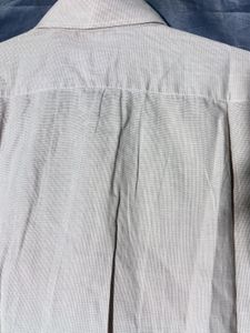 Classic Beige Long-Sleeve formal  Shirt