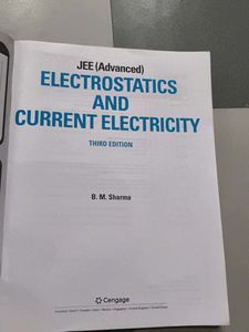 JEE (Advanced) Electrostatics and Current Electric