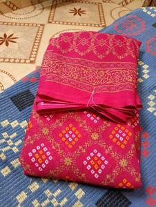 Vibrant Pink Ethnic Saree