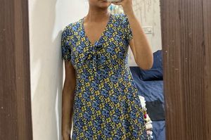 Floral Print Midi Dress