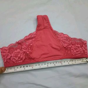 ⚛️ Coral Lace Trim Thong Panty