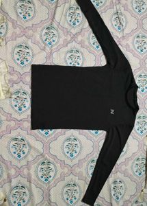 Men's Black Long Sleeve T-Shirt