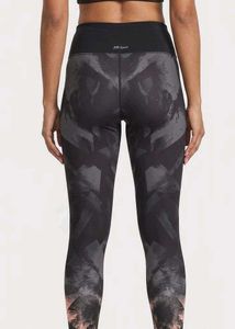 Stylish Black &amp; Pink Print Leggings
