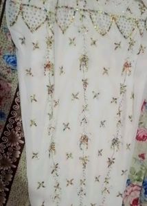 Embellished White Ethnic Blouse