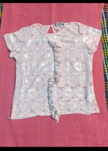 Pink Net Top Veromoda ✨✨✨🌸🌸🌸🌟