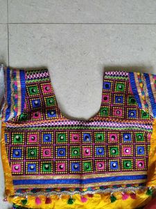 Embroidered Yellow Lehenga Choli Set