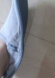 2 Indoor Slippers - soft flannel/cotton, rubber so
