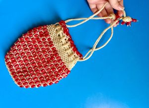 Handmade Beaded Mini Bag |Vintage Y2K Aesthetic