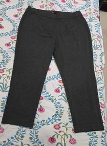Marks & Spencer Classic Grey Patterned Trousers