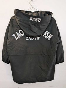 Stylish Black Hooded Jacket ( Unisex)